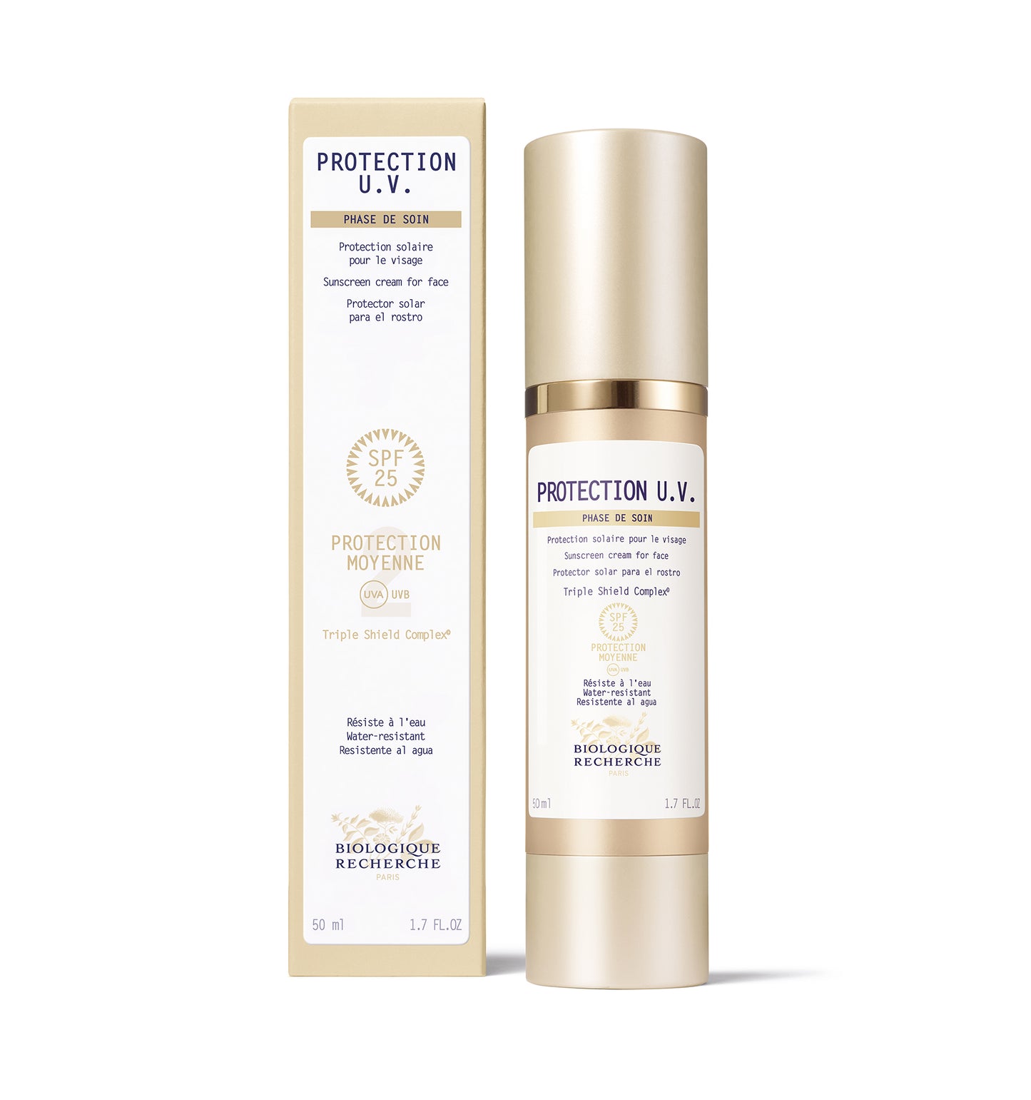 Protection U.V. SPF 25